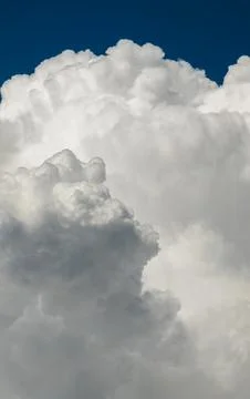 Dramatic clouds in vast daytime sky, outdoors atmosphere Stock Photos