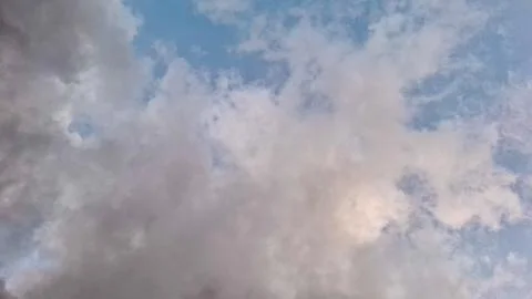 Dramatic Cloudscape Against a Blue Sky 写真素材