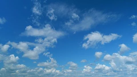 Dramatic cloudscape background. Nature weather blue sky. Time lapse. 写真素材