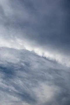Dramatic Cloudscape with Blue Sky 스톡 사진