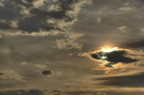 Dramatic cloudscape Stock Photos