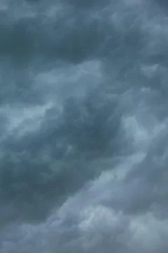 Dramatic cloudscape. stormy clouds on the sky. Stock Photos