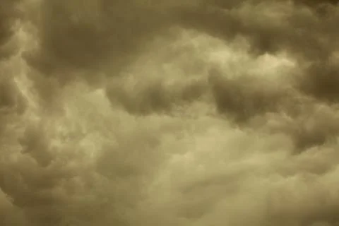 Dramatic cloudscape. stormy clouds on the sky. Stock Photos