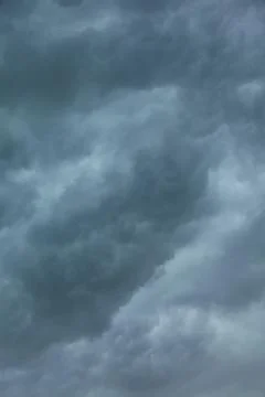 Dramatic cloudscape. Stormy clouds on the sky. Stock Photos