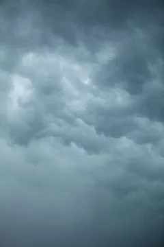 Dramatic cloudscape. Stormy clouds on the sky. 写真素材