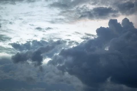 Dramatic Cloudscape of a Stormy Sky Fotos de archivo
