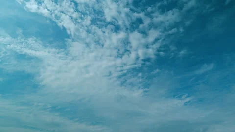 Dramatic Cloudscape, Summer Sky Background Texture With Different Types Of Stock Footage 262755421