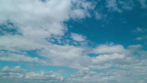 Dramatic Cloudscape, Summer Sky Background Texture With Different Types Of Stock Footage 262795891