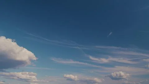 Dramatic Cloudscape, Summer Sky Background Texture With Different Types Of Stock Photos