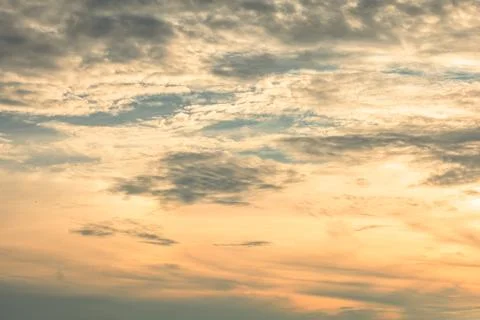 Dramatic Cloudscape at Sunset Stock-Fotos