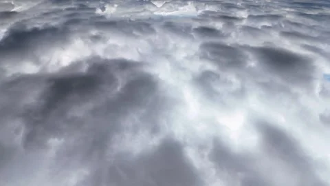 Dramatic Cloudscape Timelapse with Blue Sky Patches Vídeos de archivo 339070587