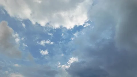Dramatic Cloudscape Timelapse   Storm Brewing Stock Footage 264813086