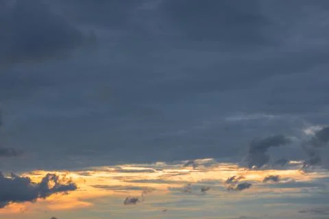 Dramatic Cloudscape at Twilight Stock Photos