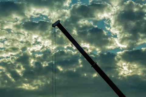 Dramatic cloudy landscape Stock Photos