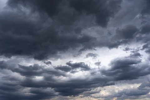 Dramatic cloudy sky as abstract background Stock Photos