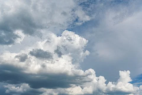 Dramatic cloudy sky as abstract background. Foto stock