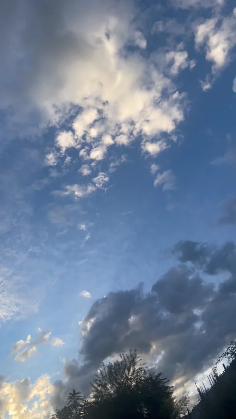 Dramatic Cloudy Sky and Sun Rays Over Ganderbal Kangan Kashmir Countryside Stock Footage 341550193