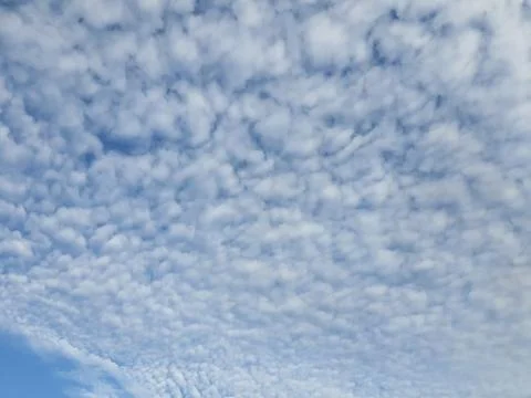 Dramatic cloudy sky background Stock Photos
