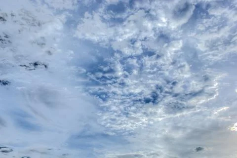 Dramatic cloudy sky Stock Photos