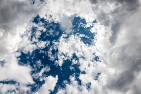 Dramatic cloudy sky Stock Photos