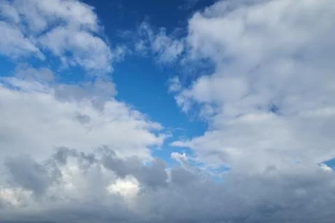 Dramatic cloudy sky Stock Photos