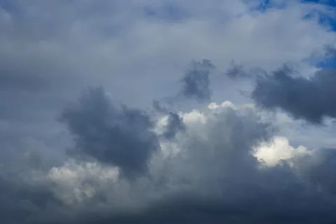 Dramatic cloudy sky Stock Photos