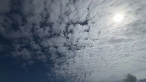 Dramatic Cloudy Sky with Sunlight Over the Netherlands Atmospheric Cloudscape 動画素材 343002318