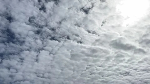 Dramatic Cloudy Sky with Sunlight Over the Netherlands Atmospheric Cloudscape 動画素材 343002447