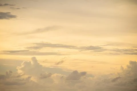 Dramatic cloudy sunset sky. Clouds at sunrise Stock Photos