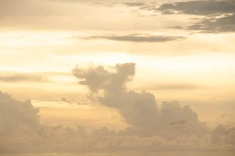Dramatic cloudy sunset sky. Clouds at sunrise Stock Photos