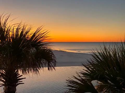 Dramatic Coastal Sunrise Stock Photos