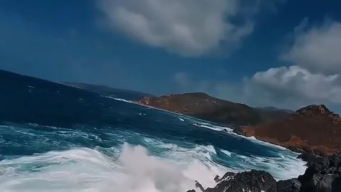 A dramatic coastal view 스톡 동영상 329201857