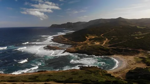 Dramatic coastline 4 Stock Footage 242002985