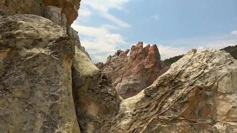 Dramatic Colorado Rock Formations 3 스톡 동영상 93970954