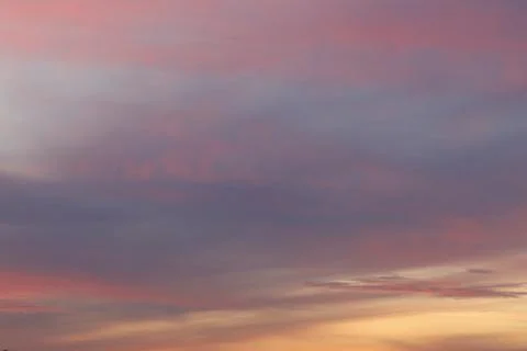 Dramatic colorful cloud during sunset Stock Photos