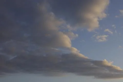 Dramatic colorful cloud during sunset Stock Photos