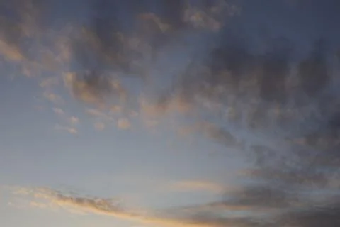 Dramatic colorful cloud during sunset Stock Photos