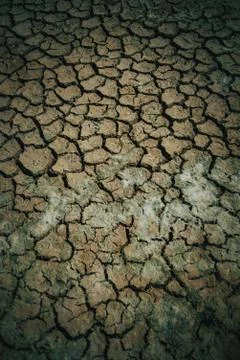 Dramatic concept cracked mud earth in drought africa famine global warming cl 스톡 사진