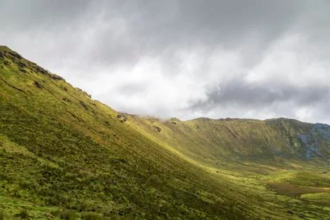 Dramatic Corvo Rim Stock Photos