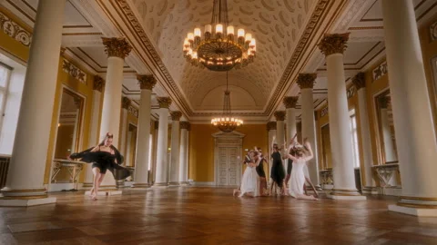 Dramatic Dance Motion Featuring A Stunning Flip In The Air Stock Footage 306789502