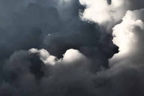 Dramatic dark sky background Foto stock