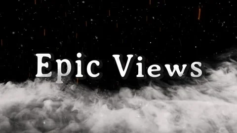 Dramatic dark smoke rising with glowing embers and floating particles against Stock Footage 338386144