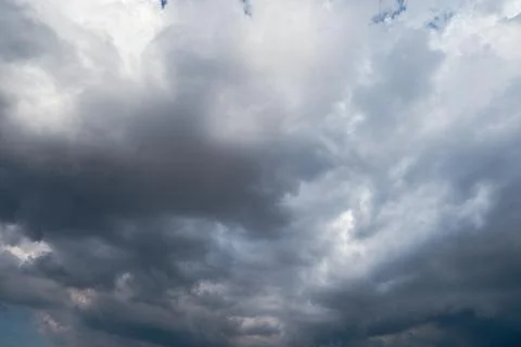 Dramatic Dark Storm Clouds Sky Stock Photos