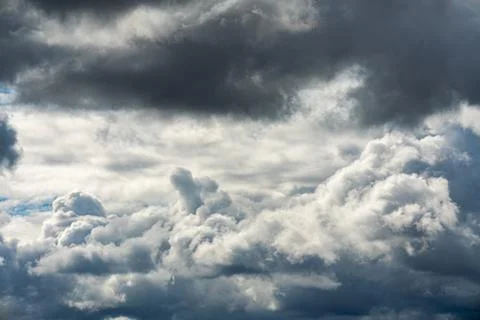 Dramatic Dark Storm Clouds in the Sky Foto stock
