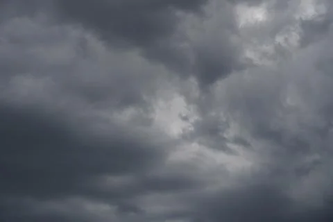 Dramatic Dark Storm Clouds in the Sky Foto stock