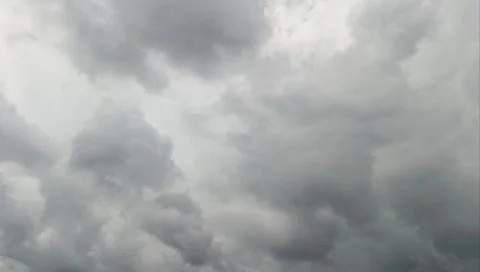 Dramatic Dark Storm Clouds Timelapse – Impending Rain and Moody Sky Stock Footage 325139041