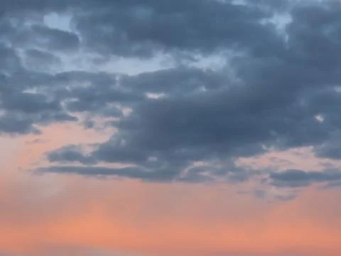 Dramatic dark sunset Stock Photos