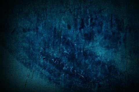 Dramatic dark turquoise old wall - background for your grunge design Stock Photos