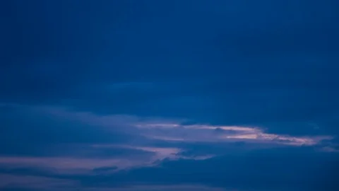 Dramatic darkening sky before a thunderstorm, time lapse Stock Footage 119230221