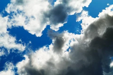 Dramatic daylight cloudscape background Foto stock